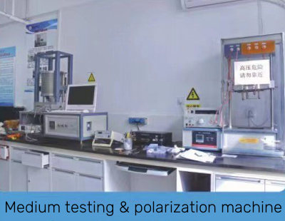 Medium testing & polarization machine